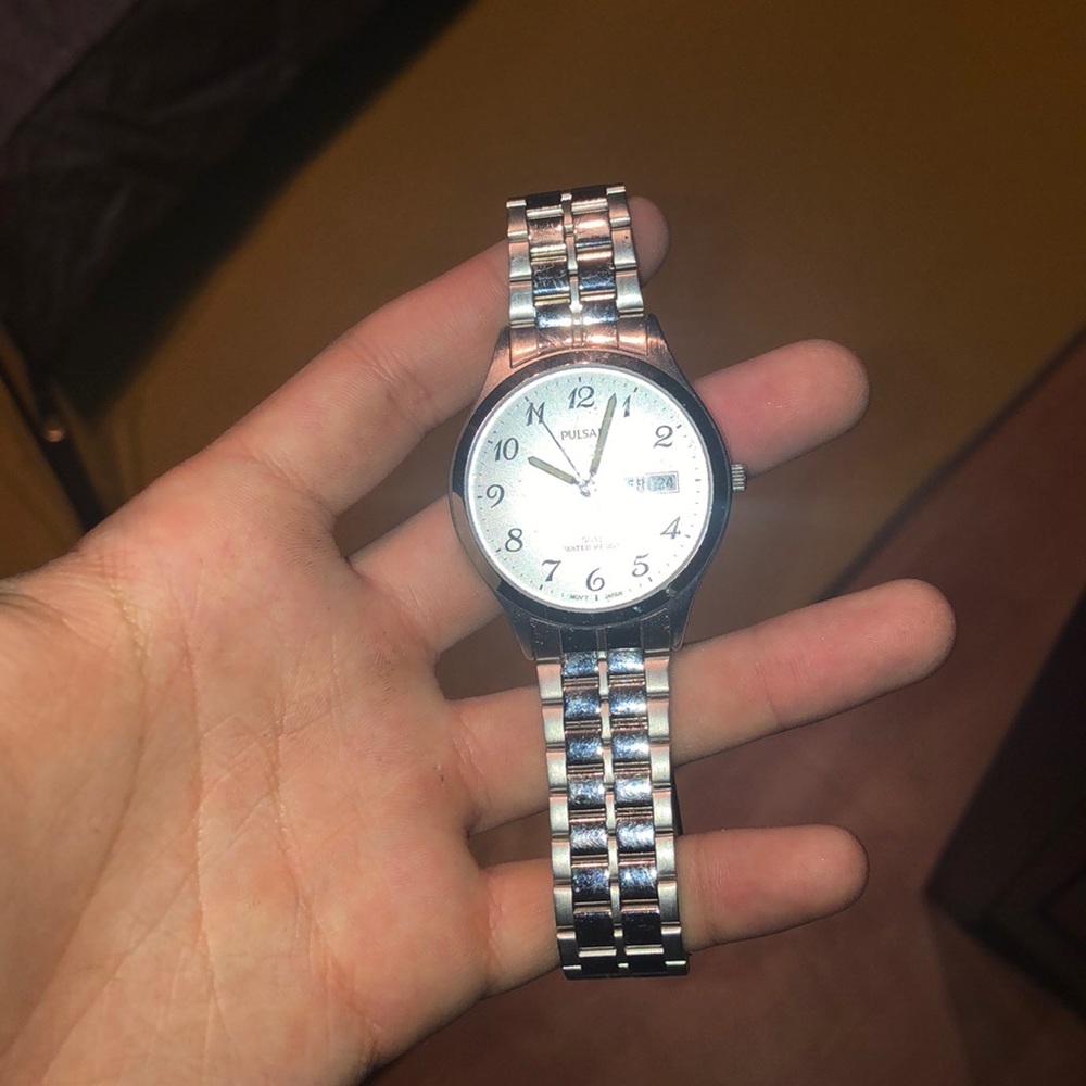 Pulsar sterling silver men’s watch